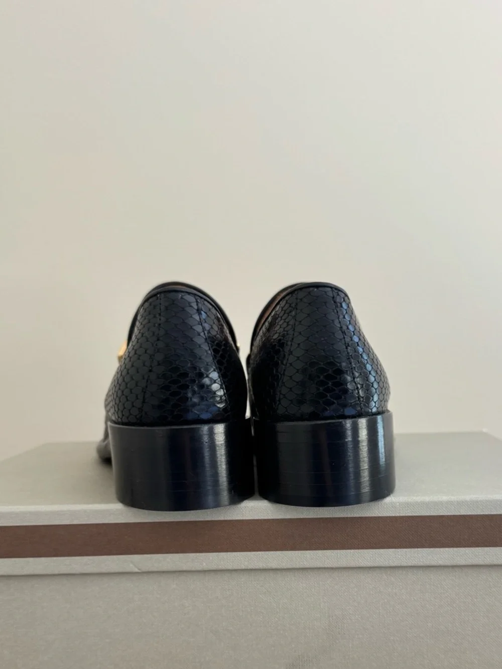 Marni Black and White Leather Loafers - Picture 5 of 8
